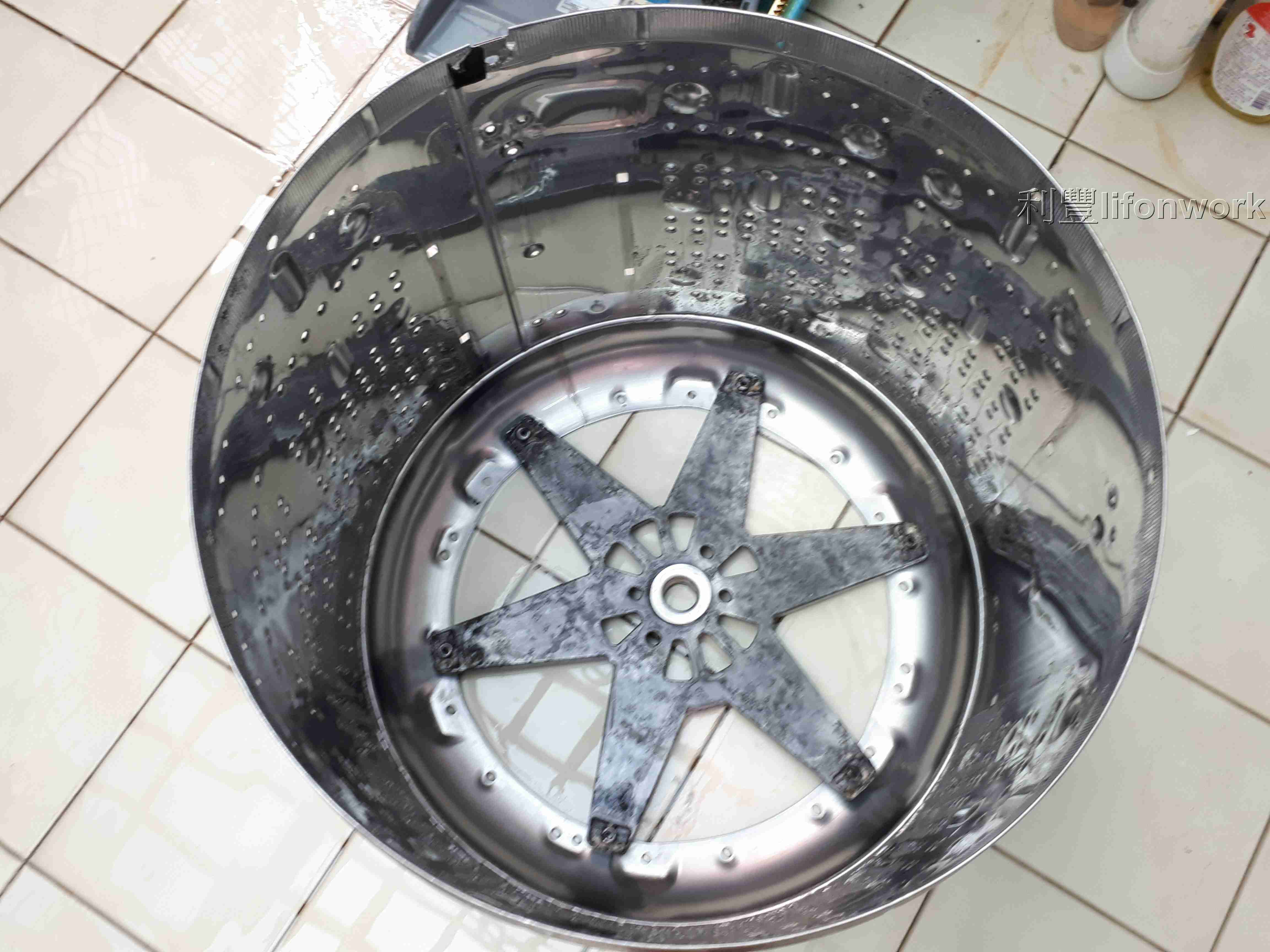 南部現場日立洗衣機拆洗